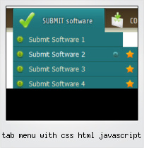 Tab Menu With Css Html Javascript