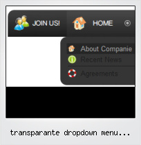 Transparante Dropdown Menu Javascript