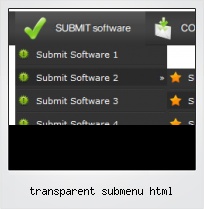 Transparent Submenu Html