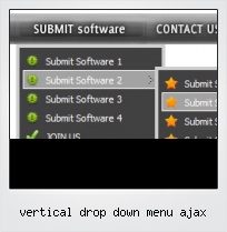 Vertical Drop Down Menu Ajax