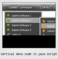 Vertical Menu Code In Java Script
