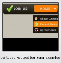 Vertical Navigation Menu Examples
