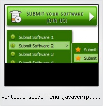 Vertical Slide Menu Javascript Example