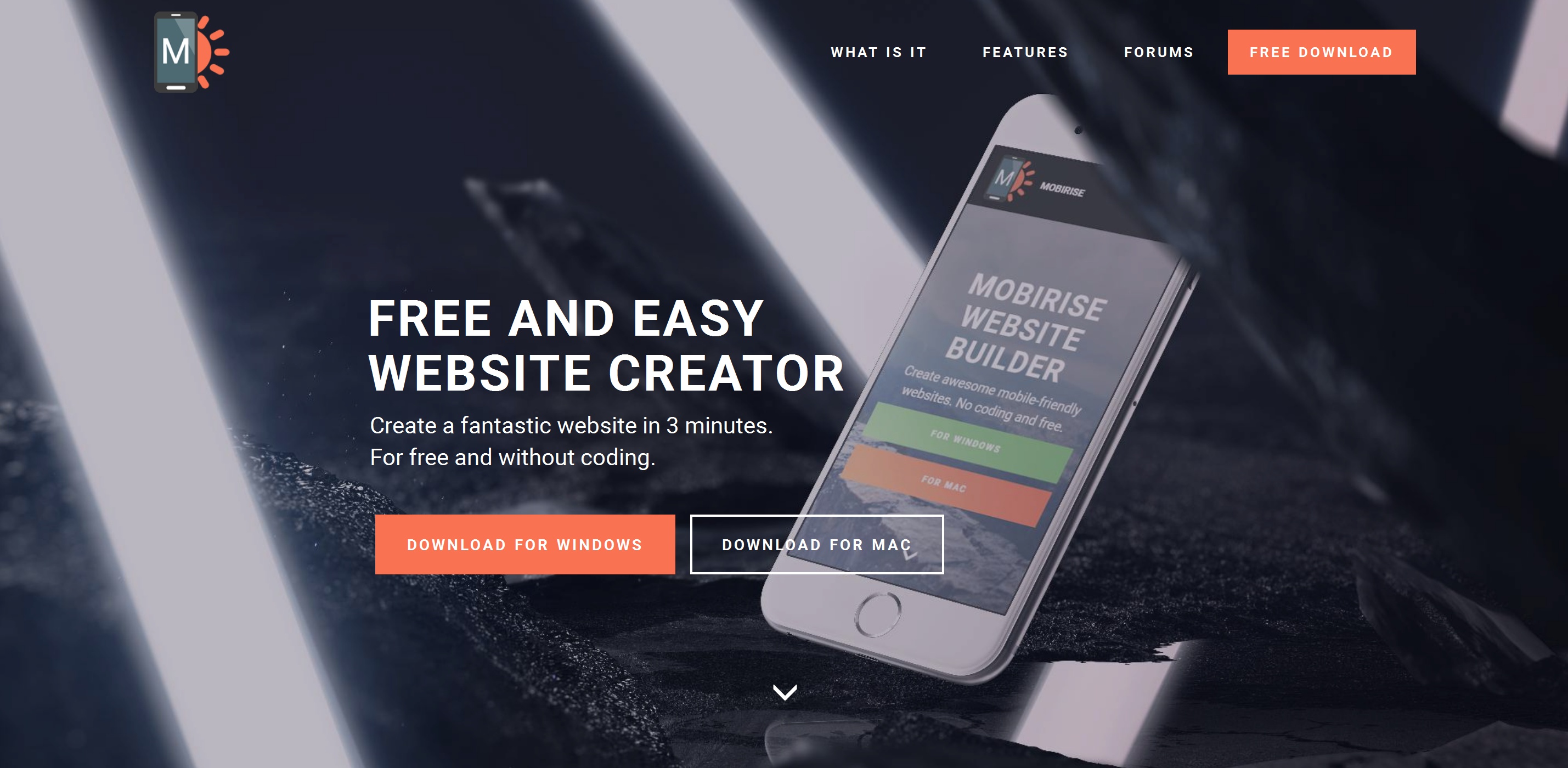 Mobile Simple Website Builder Software