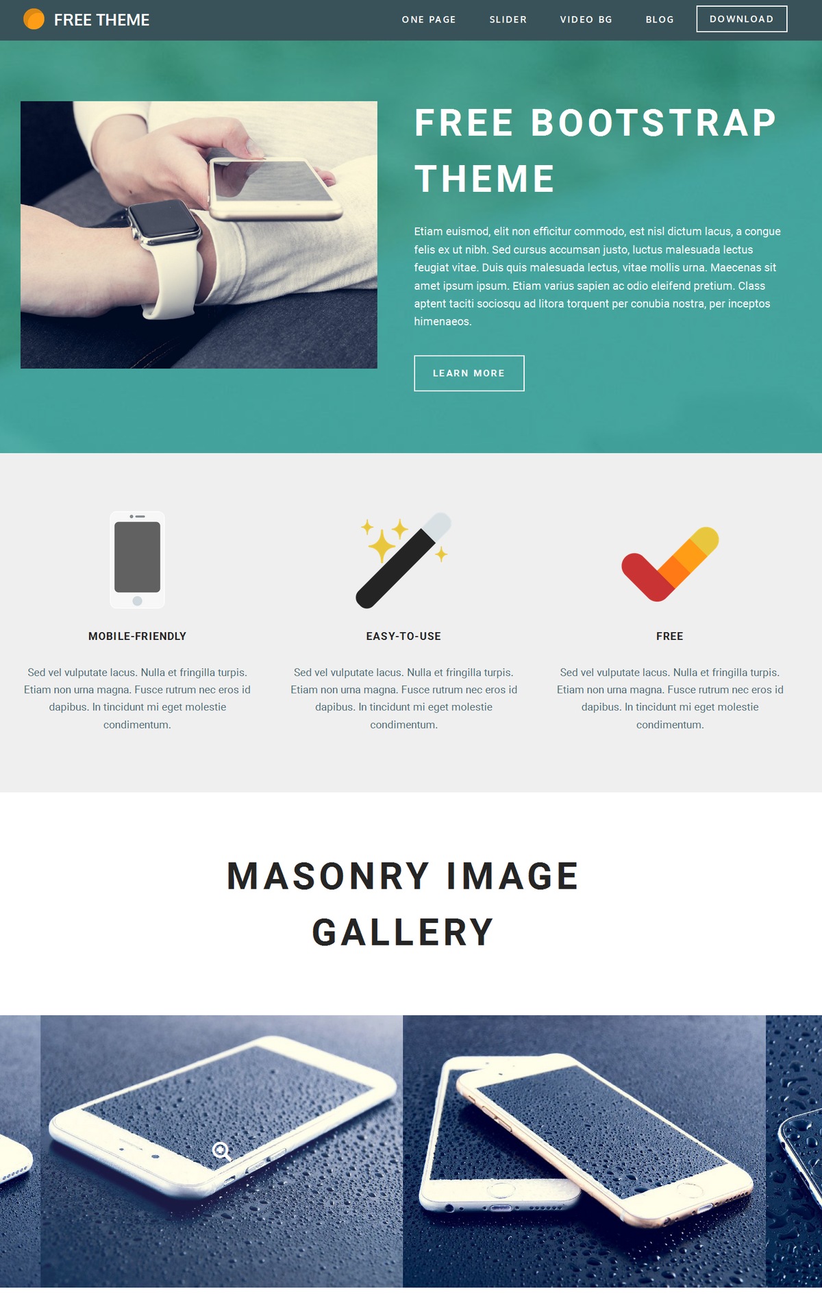 Mobile Bootstrap Store Theme