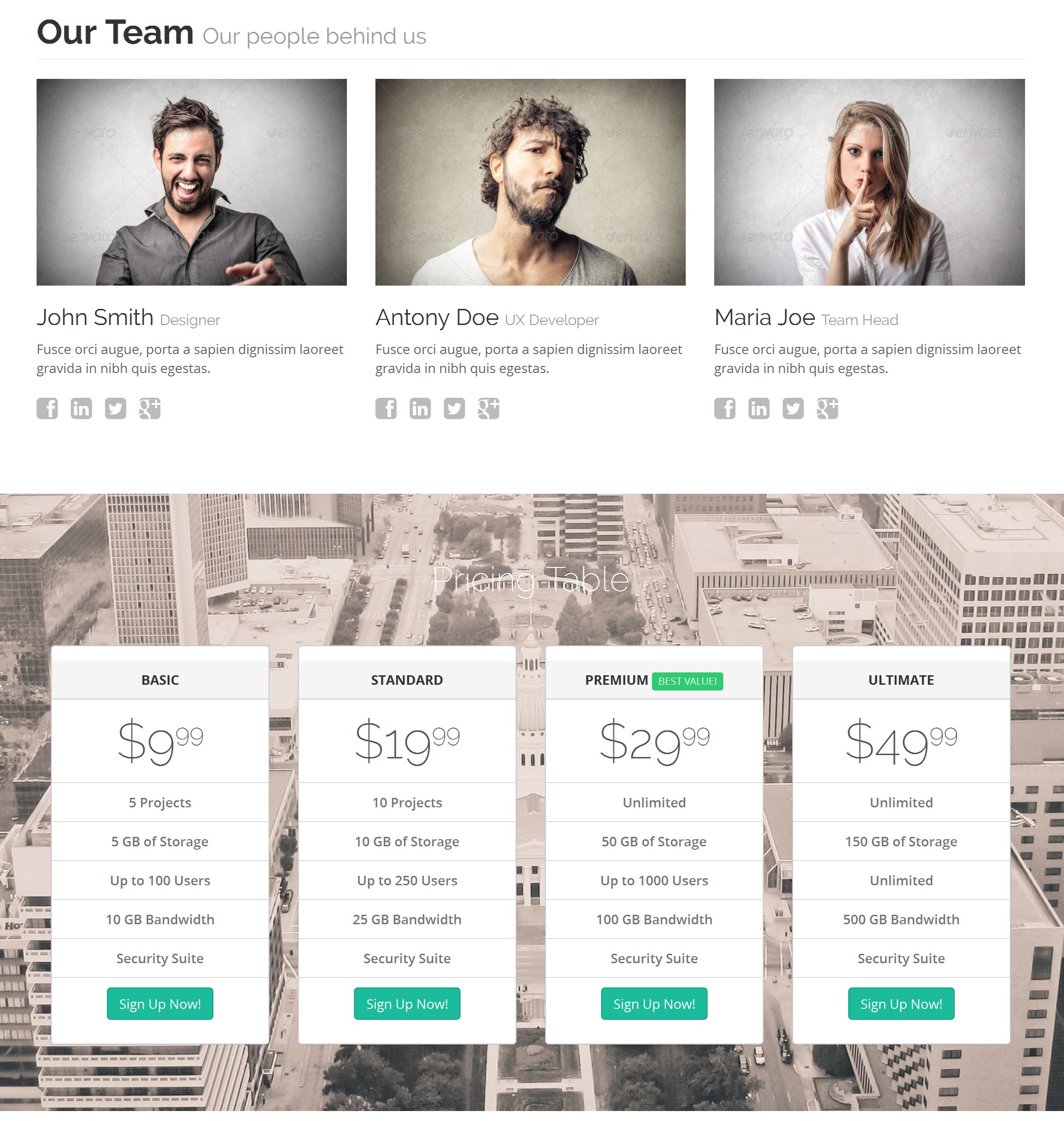 Free Bootstrap Simple Theme