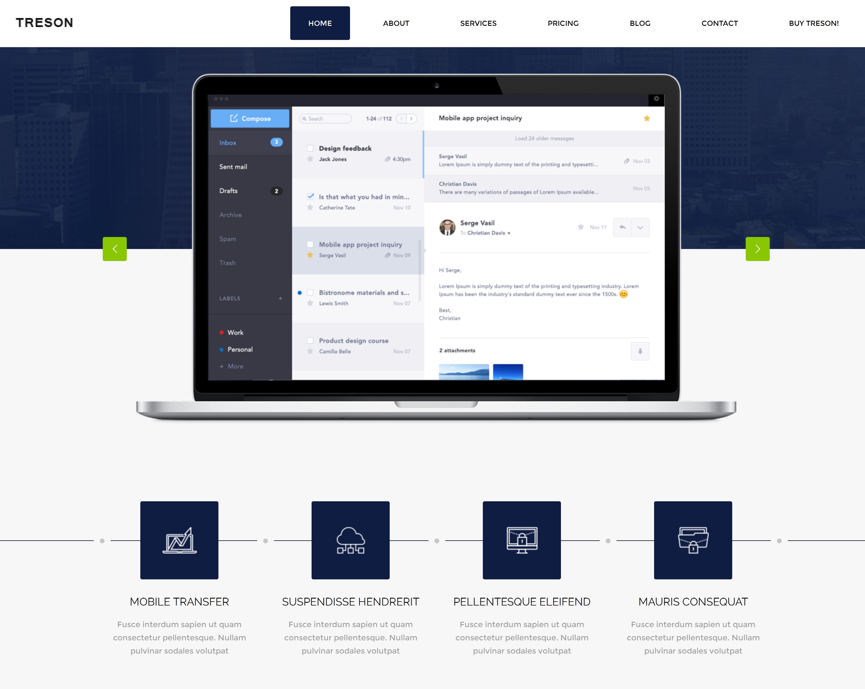 Responsive Bootstrap Carousel Theme