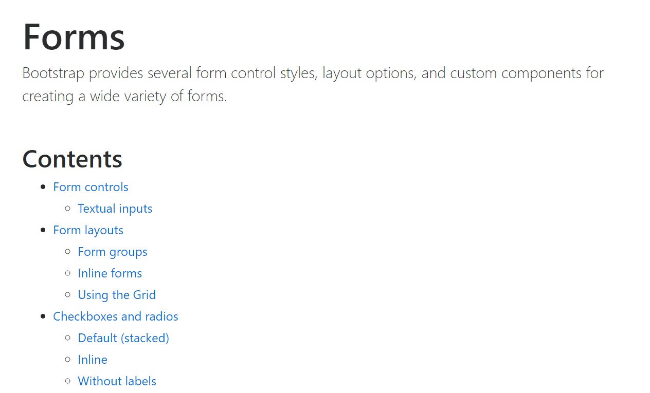  Handling of the label  inside in Bootstrap Forms:  formal  records