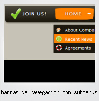 Barras De Navegacion Con Submenus