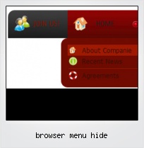 Browser Menu Hide