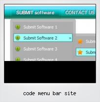 Code Menu Bar Site