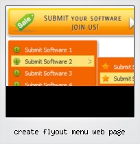 Create Flyout Menu Web Page