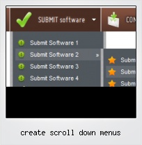 Create Scroll Down Menus