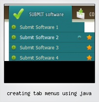 Creating Tab Menus Using Java