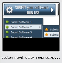 Custom Right Click Menu Using Javascript
