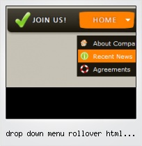 Drop Down Menu Rollover Html Sample