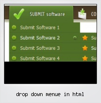 Drop Down Menue In Html