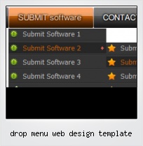 Drop Menu Web Design Template