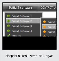 Dropdown Menu Vertical Ajax