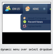 Dynamic Menu Over Select Dropdown