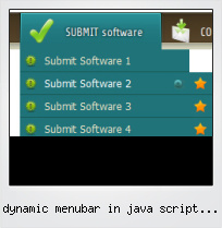 Dynamic Menubar In Java Script And Css