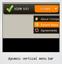 Dynamic Vertical Menu Bar