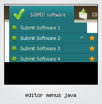 Editor Menus Java