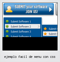 Ejemplo Facil De Menu Con Css