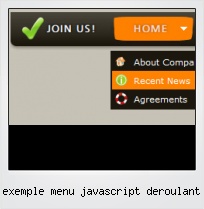 Exemple Menu Javascript Deroulant