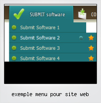 Exemple Menu Pour Site Web