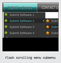 Flash Scrolling Menu Submenu