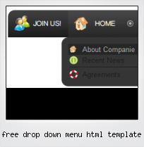 Free Drop Down Menu Html Template