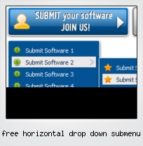 Free Horizontal Drop Down Submenu