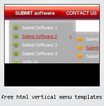 Free Html Vertical Menu Templates