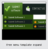 Free Menu Template Expand