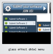 Glass Effect Dhtml Menu