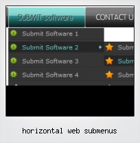 Horizontal Web Submenus
