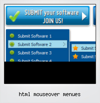 Html Mouseover Menues