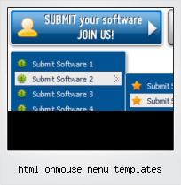 Html Onmouse Menu Templates