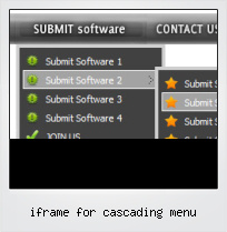 Iframe For Cascading Menu Iframe For Cascading Menu