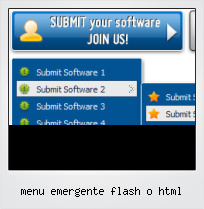 Menu Emergente Flash O Html