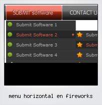 Menu Horizontal En Fireworks