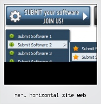 Menu Horizontal Site Web