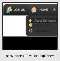 Menu Opera Firefox Explorer