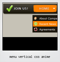 Menu Vertical Css Anime