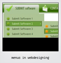Menus In Webdesigning