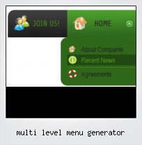 Multi Level Menu Generator