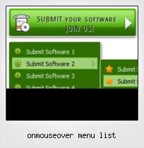 Onmouseover Menu List