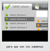 Para Que Son Los Submenus