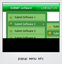 Popup Menu Mfc